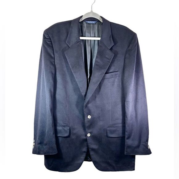 Burberry Cashmere Blue Blazer Size 44 L